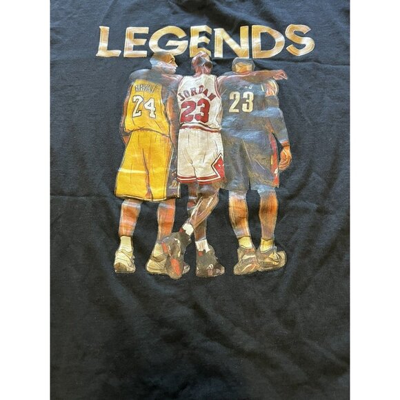 Legends Basketball T-Shirt Size XL Kobe Bryant Jordan MJ LeBron James Athletic - Picture 8 of 8